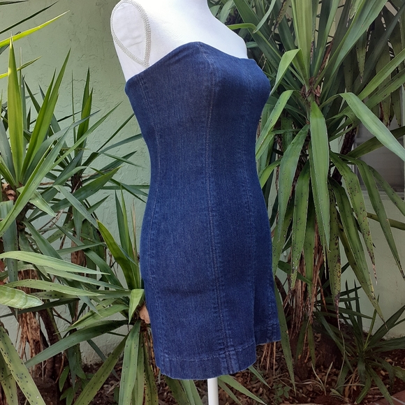 Joe's Jeans Denim Mini Denim Dress - Picture 4 of 9